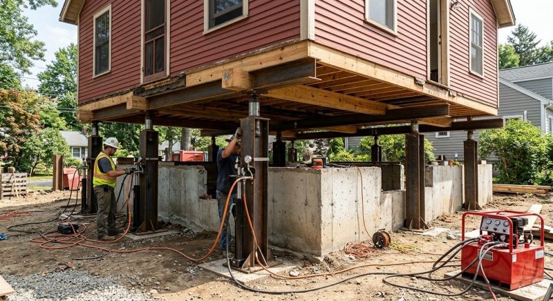 Building Raising detail